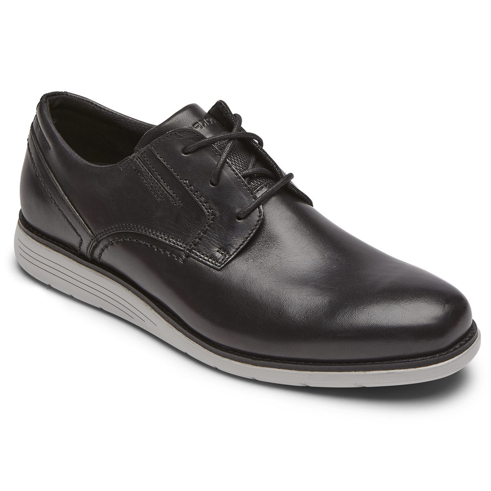 Sapatos Sociais Rockport Homem Pretas - Total Motion Sport Plain Toe - 57384YGAJ